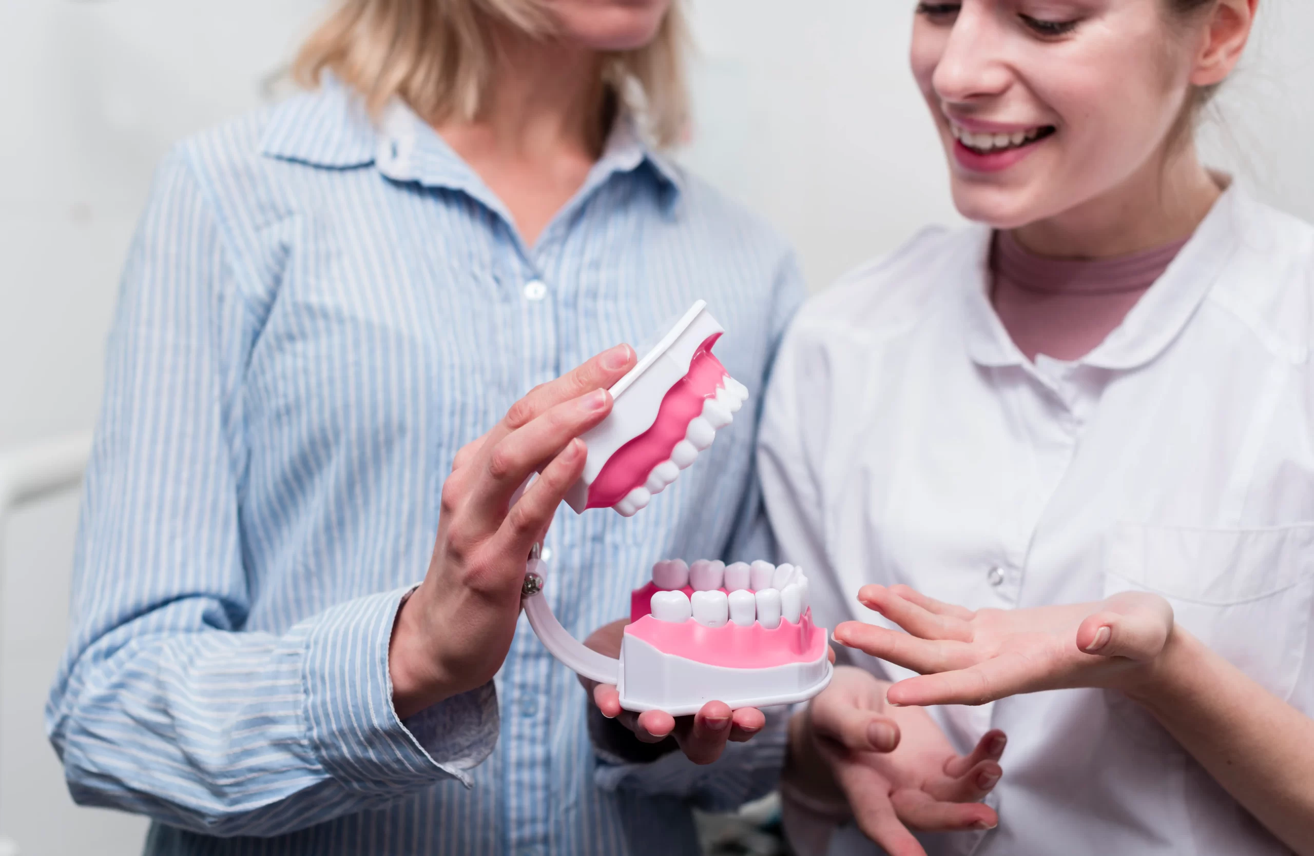 Dental patient with dentist at OPAL Dental Group